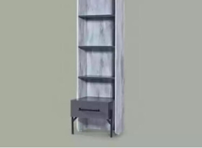 Shelf Wardrobe Bookshelf Cabinets Multipurpose Furniture Brown 165x49x47